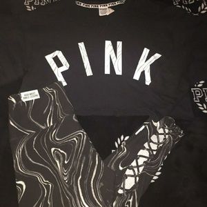 VSPINK marble crop set💕💎